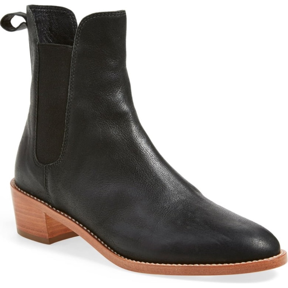 Loeffler Randall Carmen Black Chelsea Boots
